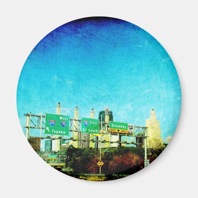 Aimant Route de Kansas (Devant)