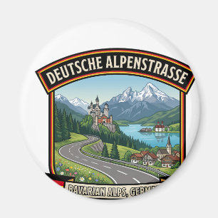 Aimant Route des Alpes allemandes Deutsche Alpenstraße