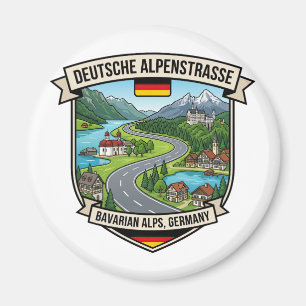 Aimant Route des Alpes allemandes Deutsche Alpenstraße