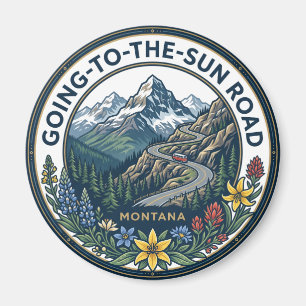 Aimant Route Going-to-the-Sun Montana
