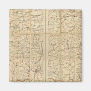 Aimant Route postale de l'Ohio