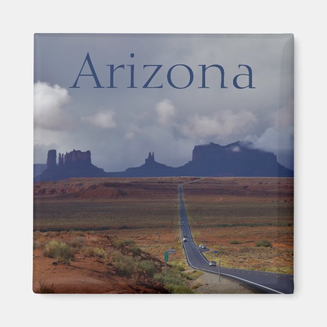 Aimant Route pour Monument Valley Arizona (Devant)