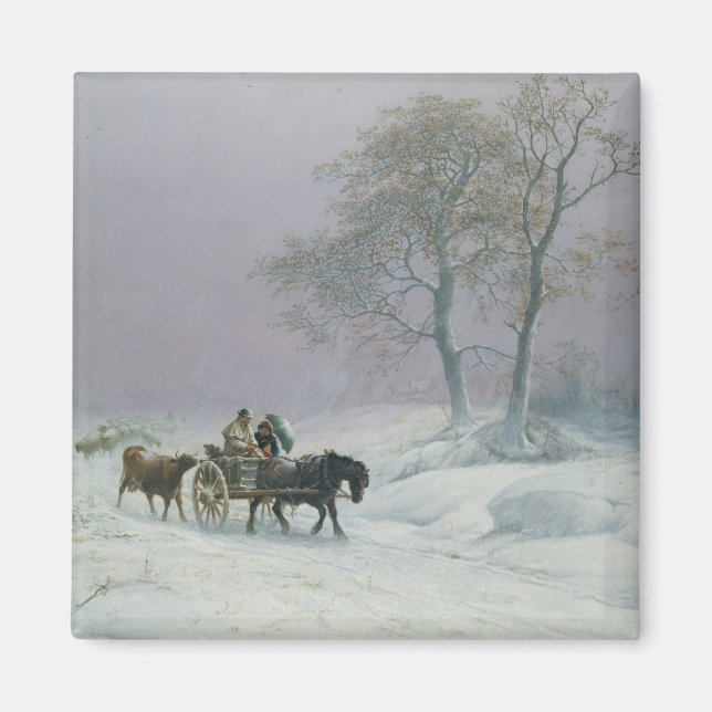 Aimant Route vinicole pour le marché (Devant)