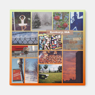 Aimant Roxbury, Massachusetts Photo Collage 9958