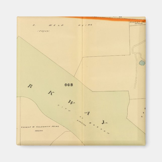 Aimant Roxbury Ouest, Massachusetts 4 (Devant)