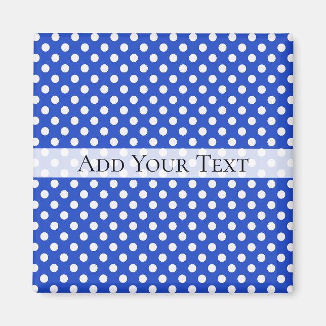 Aimant Royal Blue Combination Pois par STaylor (Devant)