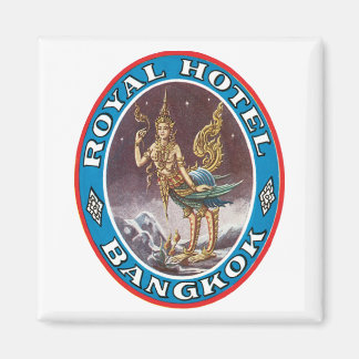 Aimant Royal Hotel, Bangkok Étiquette de bagages