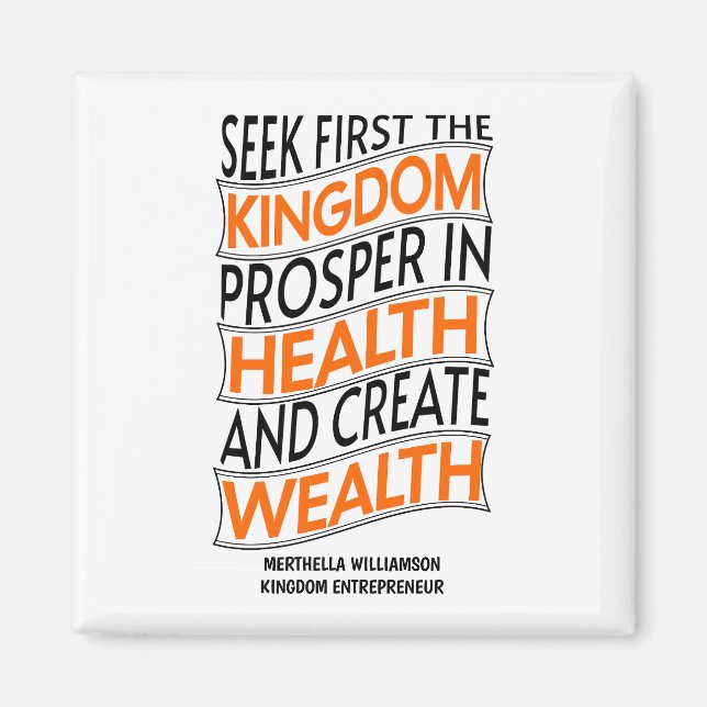 Aimant Royaume Entrepreneur Christian (Devant)