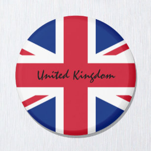 Aimant Royaume-Uni, British Flag - fans de voyages/sports