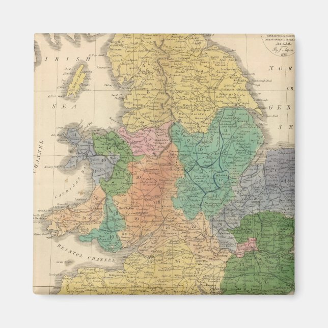 Aimant Royaumes des Anglo-Saxons (Devant)