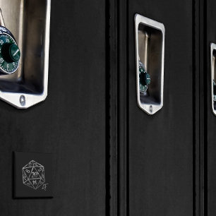 Aimant RPG Crit AF   Silver Fantasy Tabletop Gamer Dice