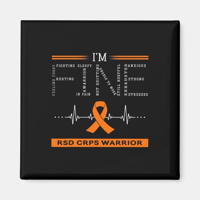 Aimant Rsd Crps Guerrier Je vais bien (Devant)