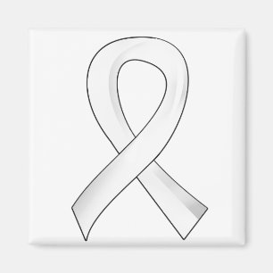 Aimant Ruban 3 de perle de cancer de poumon
