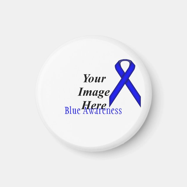Aimant Ruban Blue Standard par Kenneth Yoncich (Devant)