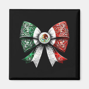 Aimant Ruban Coquette Arc Drapeau Mexicain Festif Latino 