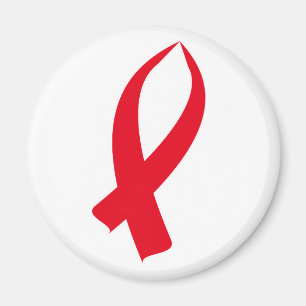 Aimant Ruban de sensibilisation (rouge)