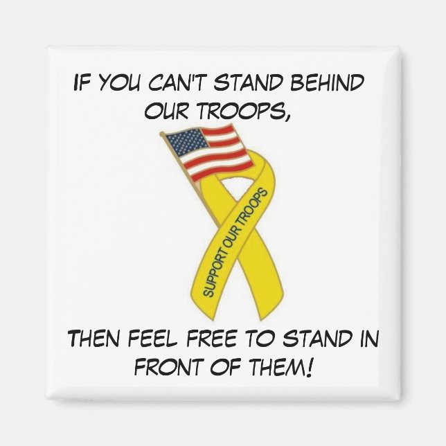 Aimant Ruban de support jaune.. (Devant)