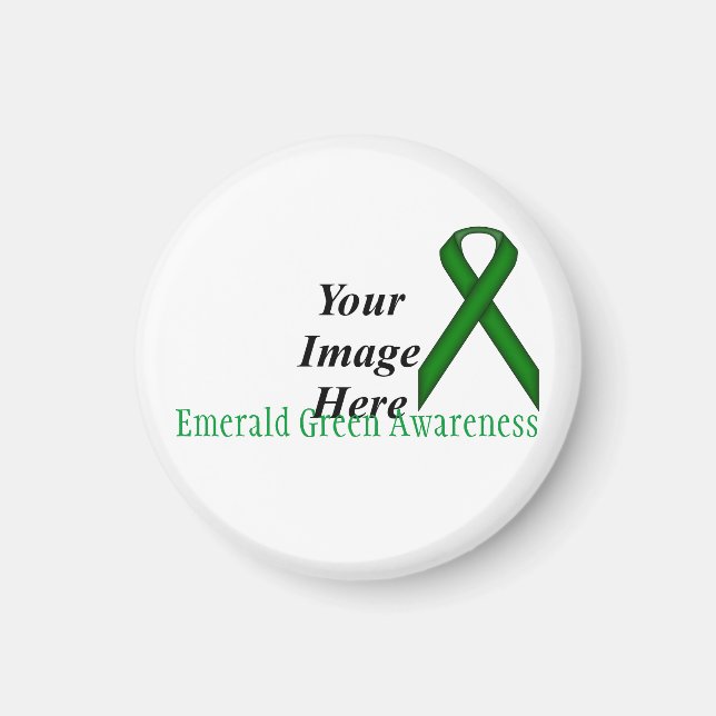 Aimant Ruban Emerald Green Standard par Kenneth Yoncich (Devant)