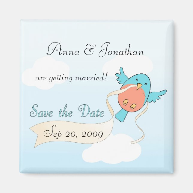 Aimant Ruban en vol (Devant)