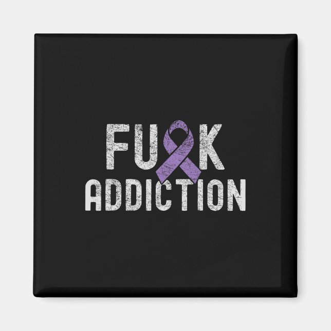 Aimant Ruban Fck Sensibilisation Au Surdosage De La Toxic (Devant)