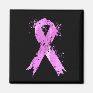 Aimant Ruban rose Cancer du sein Sensibilisation Cancer d