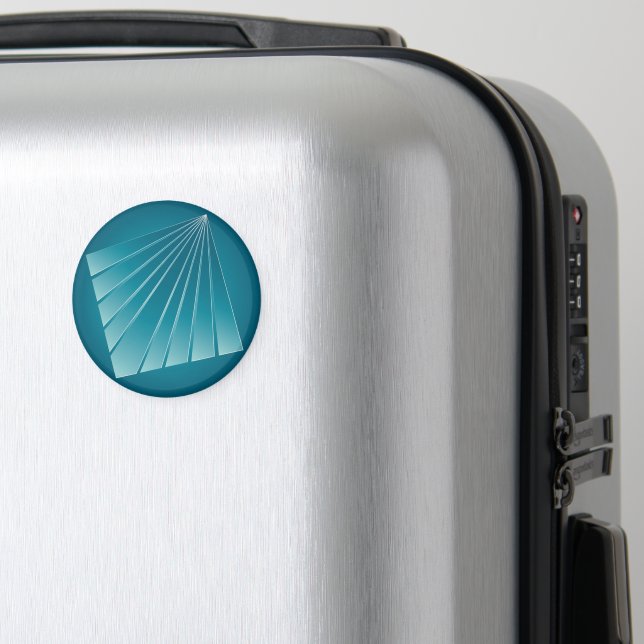 Aimant Rubans turquoise (In Situ (Bagages))