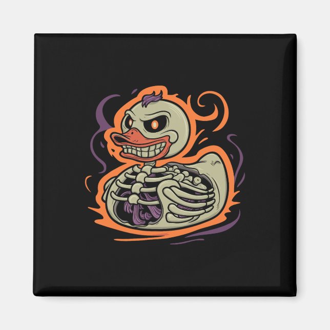 Aimant Rubber Duck Skeleton Rubber Duckie Costume Party (Devant)