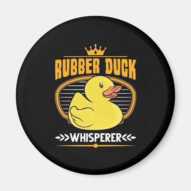 Aimant Rubber Ducks Whisperer (Devant)