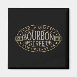 Aimant Rue Bourbon La Nouvelle-Orléans Quartier Français