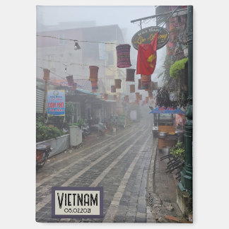 Aimant Rue brumeuse du Vietnam, date personnalisable