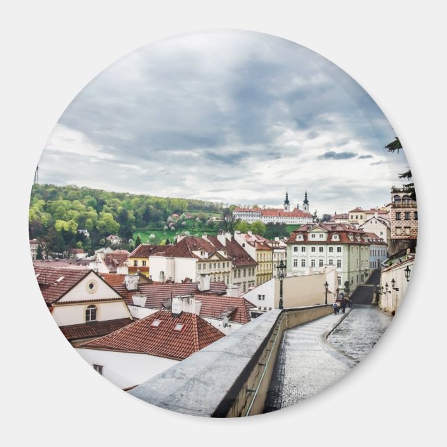 Aimant Rue du centre de Prague (Devant)