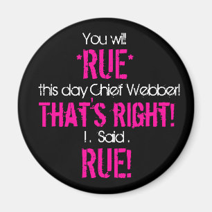 Aimant Rue le jour, chef