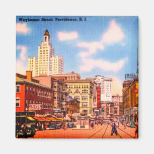 Aimant Rue Weybosset vintage, Providence, RI