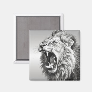 Aimant Rugissement du Lion