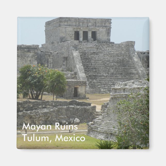 Aimant Ruines mayas à Tulum, Mexique (Devant)