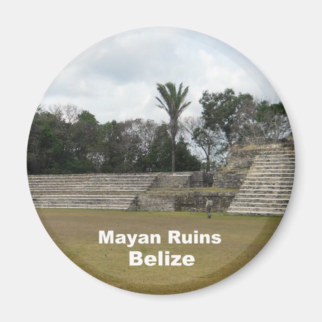 Aimant Ruines mayas, Belize (Devant)