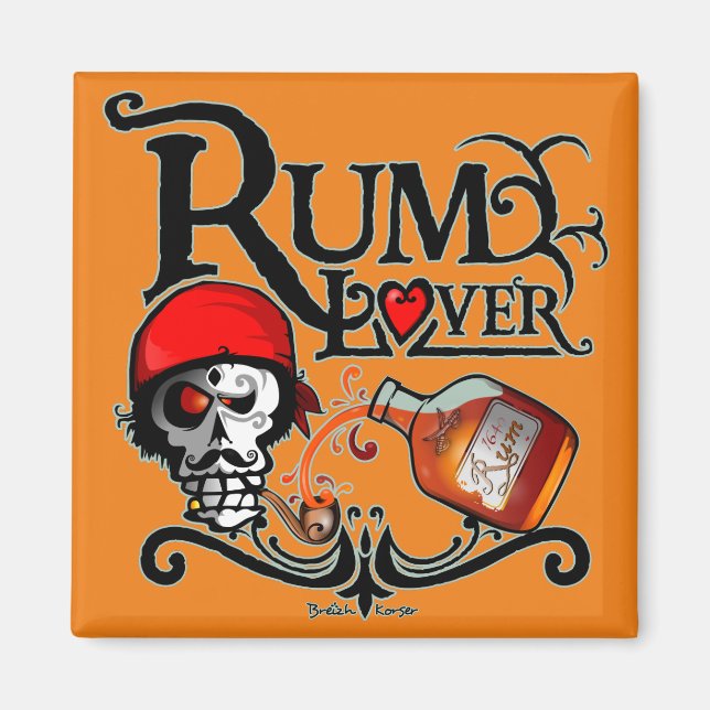 Aimant Rum lover (Devant)