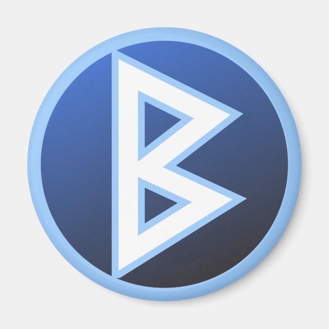 Aimant Rune de Berkana Beorc (Devant)