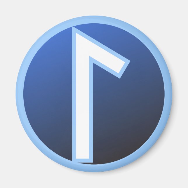 Aimant Rune Laguz Laukaz (Devant)