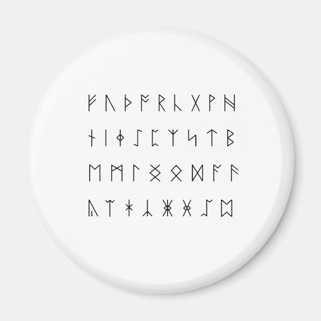 Aimant Runes anglo-saxonnes (Devant)