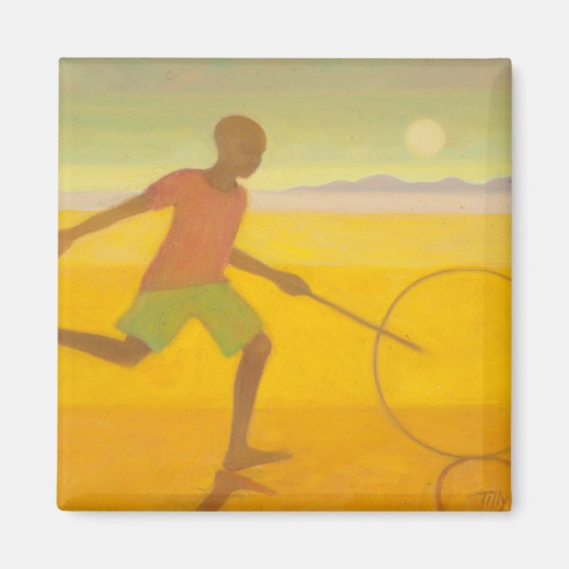 Aimant Running Boy 2010 (Devant)