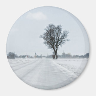 Aimant Rural winter road