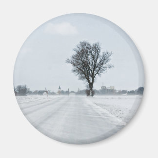 Aimant Rural winter road