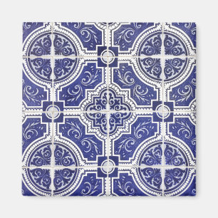 Aimant Russe Vintage Portugais Carreaux Motif - Azulejo
