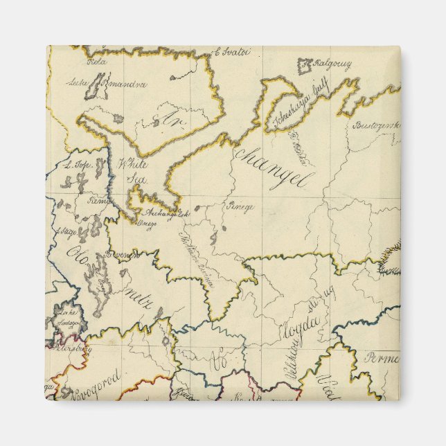 Aimant Russie en Europe 3 (Devant)