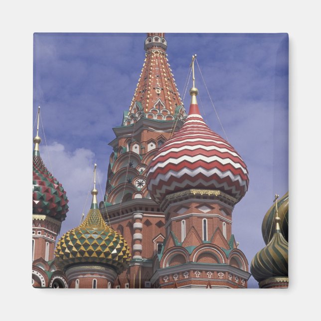 Aimant Russie, Moscou, place Rouge. oignons célèbres de S (Devant)