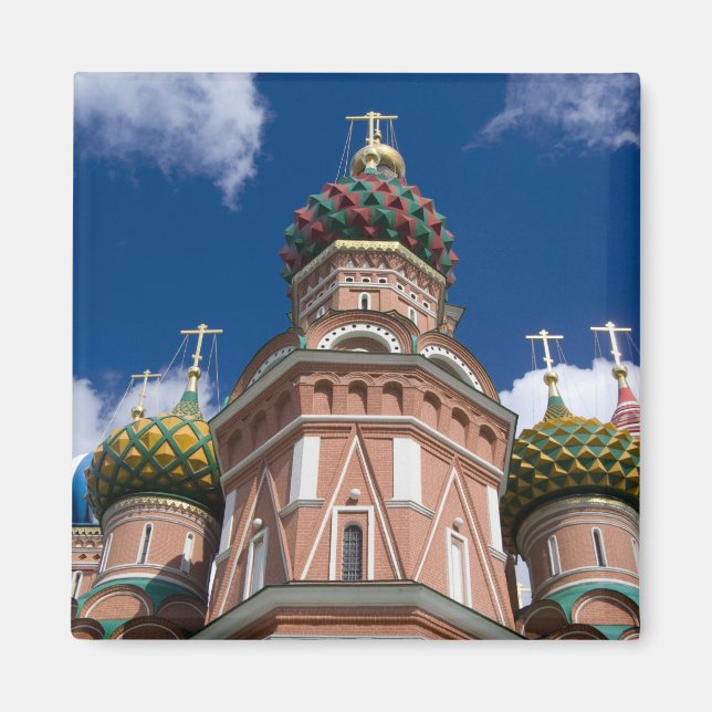 Aimant Russie, Moscou, place Rouge. St. Basil's 2 (Devant)