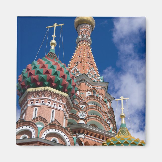 Aimant Russie, Moscou, place Rouge. St. Basil's 5 (Devant)