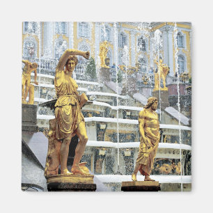 Aimant Russie, Saint-Pétersbourg, Peterhof, Samson et