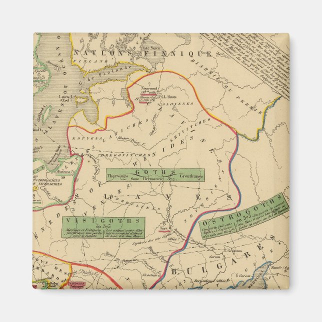 Aimant Russie, Suède, Norvège (Devant)